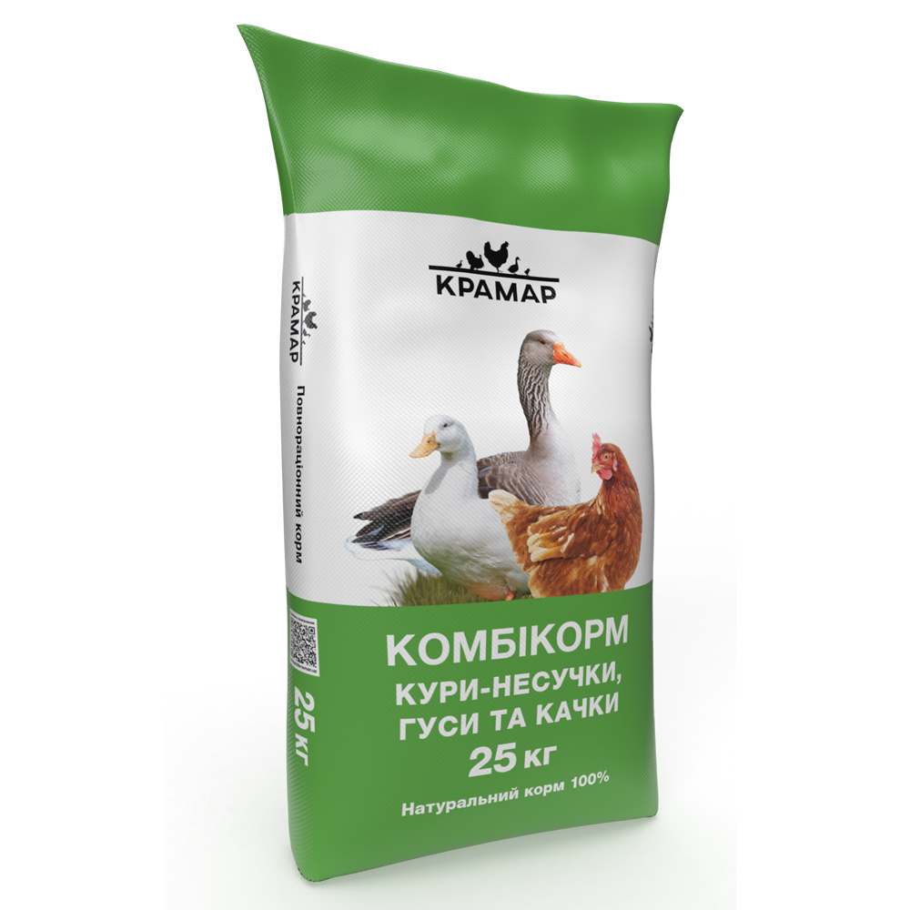 Комбикорм для несушек ПК 1-25 Продуктивный период (от 48 недели) – 10кг