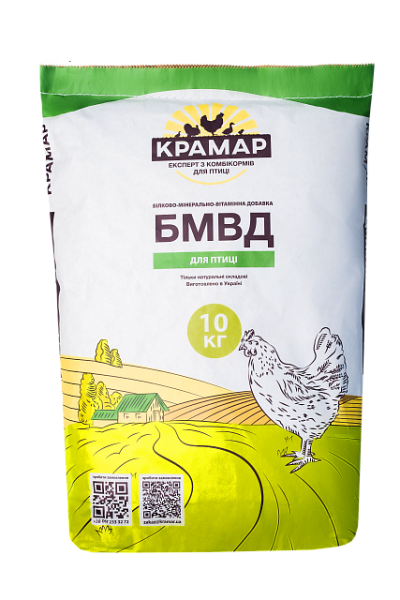 БМВД ПК 1-25 30% для курей яєчних кросів Продуктивний період (1-2 фаза) - 10 кг