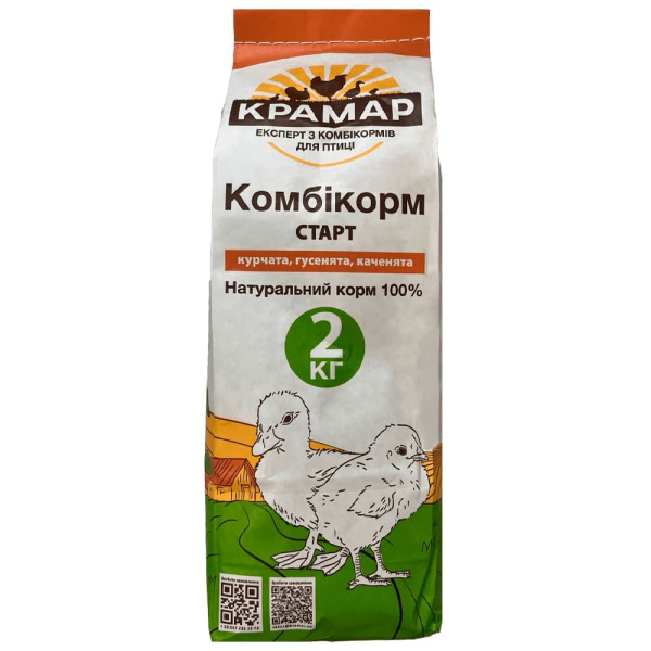 Комбікорм для несучок ПК 2-6 Старт (1-8 тиждень) - 2кг